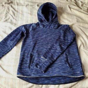 GapFit Orbital Reflective Hoodie BLUE XS